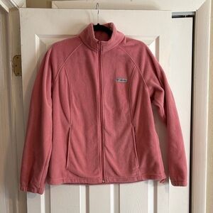 Columbia Women’s Pink Fleece Jacket - Full-Zip
